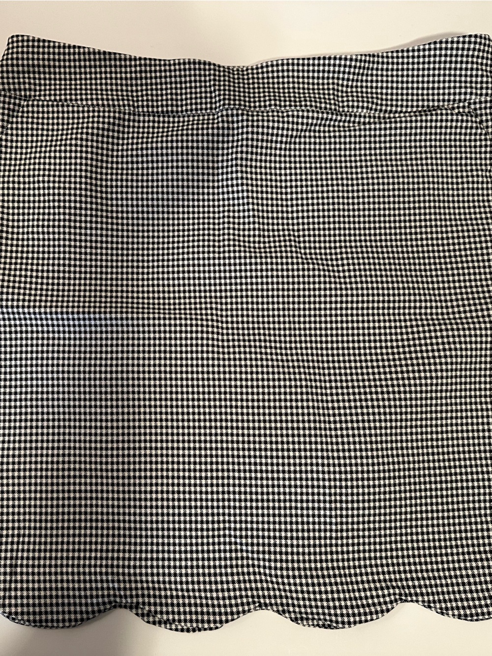 Tribal Black and White Houndstooth Skort